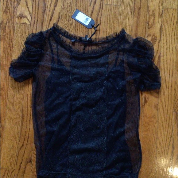 Guess YANNIS top jet black size XS - Picture 2 of 3